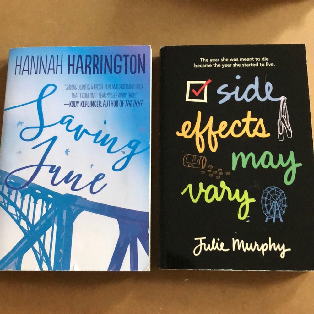Saving June and side effects may vary. Two books